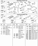EngineValve Gasket Sets Terminal Connectors Diagram and Parts List for 430447-0105-01  Briggs and Stratton Engine